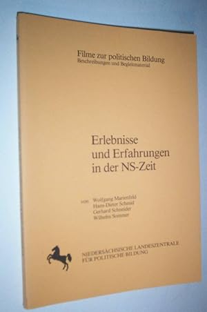 Erlebnisse und Erfahrungen in der NS-zeit.