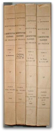 Histoire de l'architecture classique en France (2 volumes in 4). [v. 1 (in 2). La formation de l'...