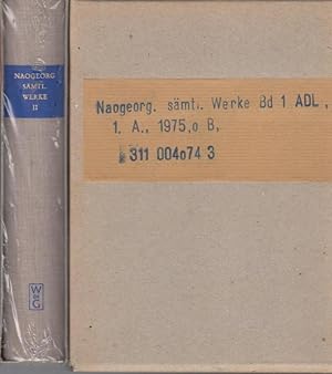 Immagine del venditore per Dramen Erster und Zweiter Band, Dramen I und II. Enthalten: Tragoedia nova Pammachius, Ein christlich und ganz lustig Spiel nebst der deutschen bersetzung von Johann Tyrolff mit Anhang I: Justus Menius, Vorreden zu seiner bersetzung des Pammachius (1539), Anh.II: Aus der bersetzung Augsburg 1539, Ang.III: Aus der . anonym, o.O. dr.J., Anh.IV: Aus: Georg Brmich, Eine gar schne Tragedia um 1565, Anh.V: Deutsche bersetzung der Widmung Naogeorgs, Nachwort des Herausgebers. -- Zweiter Band, Dramen II: Tragoedia alia nova Mercator, Der Kaufman mit einer zeitgenssischen bersetzung. Anh.I: Jacob Rulich aus seiner bersetzung, Anh.II: Doede van Amsweer: aus seiner bersetzung, Nachwort des Hrsg. venduto da Antiquariat Carl Wegner