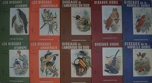 Le Paradis des Oiseaux en Couleurs. Selectionné de l'oeuvre de John GOULD. Tomes I à X (complet).