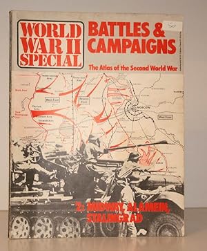 Seller image for Battles & Campaigns. The Atlas of the Second World War. 2, Midway, Alamein, Stalingrad. Maps by Richard Natkiel. [Orbis World War II Special]. BRIGHT, CLEAN COPY IN ORIGINAL WRAPPERS for sale by Island Books
