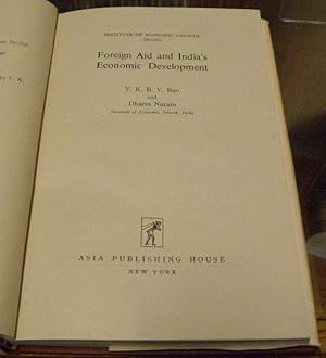 Seller image for FOREIGN AID AND INDIA'S ECONOMIC DEVELOPMENT. for sale by Parnassus Book Service, Inc