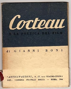 Image du vendeur pour Cocteau E La Poetica Del Film mis en vente par Rayo Rojo