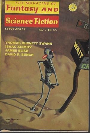 Seller image for The Magazine of FANTASY AND SCIENCE FICTION (F&SF): September, Sept. 1970 for sale by Books from the Crypt