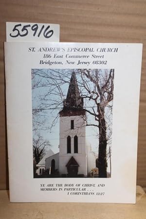 Image du vendeur pour St. Andrew's Episcopal Church Bridgeton, New Jersey mis en vente par Princeton Antiques Bookshop