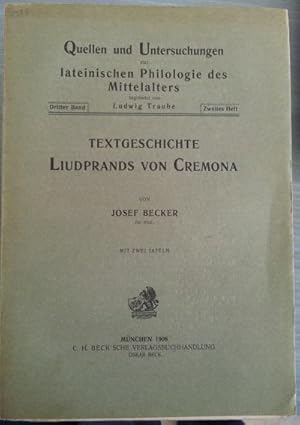 Textgeschichte Liuprands von Cremona