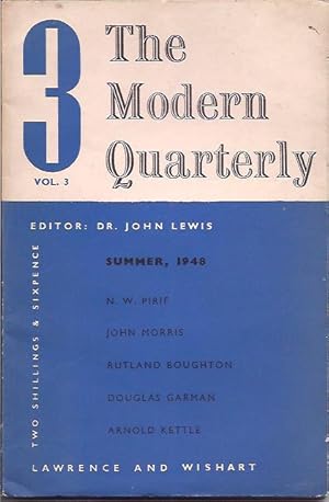 The Modern Quarterly, New Series, Vol. 3, No. 3, Summer 1948