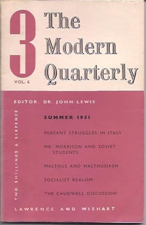 The Modern Quarterly, New Series, Vol. 6, No. 3, Summer 1951