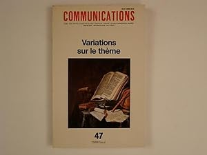 Communications 47 1988 Variations sur le thème