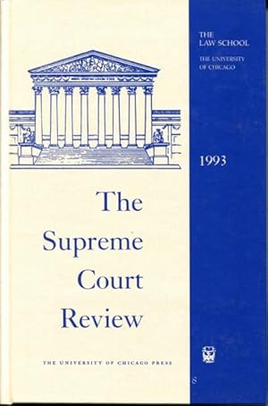 Image du vendeur pour The Supreme Court Review 1993 mis en vente par Whiting Books