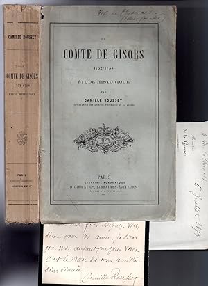 Le Comte de Gisors 1732 - 1758 : Etude Historique [JOINT 2 Lettres Autographes Signées ]