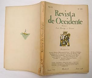 Immagine del venditore per REVISTA DE OCCIDENTE n LX. venduto da La Social. Galera y Libros