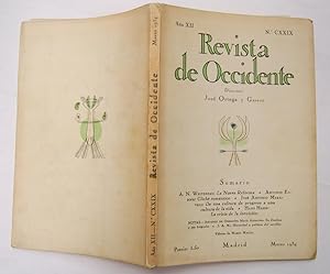 Immagine del venditore per REVISTA DE OCCIDENTE n CXXIX venduto da La Social. Galera y Libros