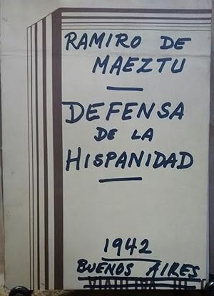 Imagen del vendedor de Defensa de la hispanidad a la venta por Librera Monte Sarmiento