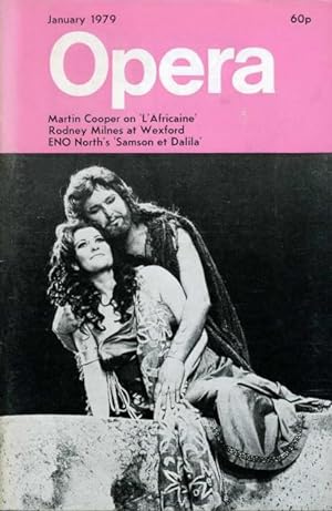 Opera (magazine) - Volume 30 No 1 : January 1979