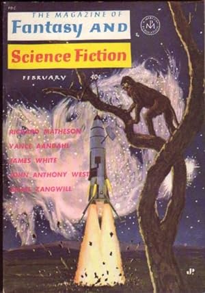 Bild des Verkufers fr The Magazine of Fantasy and Science Fiction February 1963 .The Jazz Machine, The Nature of the Place, Counter Security, The Riddle Song, The Pleiades, Peggy and Peter go to the Moon, ++ zum Verkauf von Nessa Books