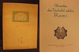 Bild des Verkufers fr Ghaselen des Dschelal-eddin Rumi zum Verkauf von Buchantiquariat Uwe Sticht, Einzelunter.