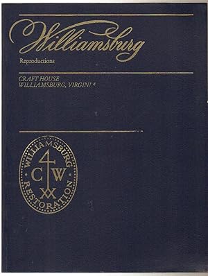 Williamsburg Reproductions 1982 Catalogue inc 1983 Supplement