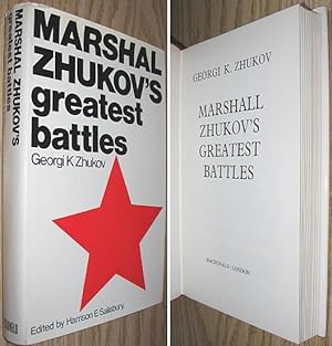 Seller image for Marshall Zhukov's Greatest Battles for sale by Alex Simpson