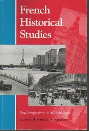 Immagine del venditore per French Historical Studies, Volume 27, Number 1 (Winter 2004) New Perspectives on Modern Paris venduto da Bookfeathers, LLC