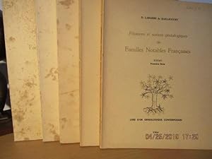Filiations et notices généalogiques de Familles Notables Françaises - Armoiries par Maria Teresa ...