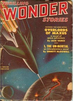 Seller image for THRILLING WONDER Stories: February, Feb. 1951 for sale by Books from the Crypt