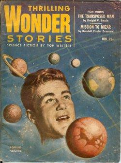 Seller image for THRILLING WONDER Stories: November, Nov. 1953 for sale by Books from the Crypt