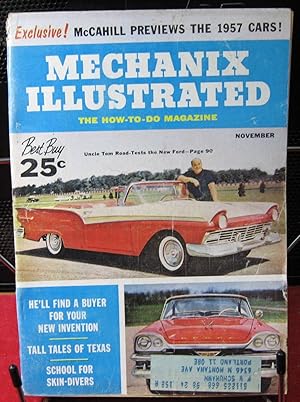 Imagen del vendedor de Mechanix Illustrated, Novermber 1956 a la venta por Phyllis35
