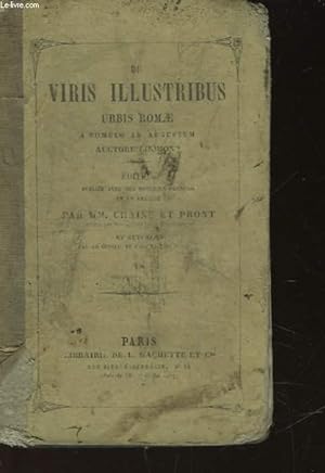Bild des Verkufers fr DE VIRIS ILLUSTRIBUS - URBIS ROME A ROMILDO AL AUGUSTUM zum Verkauf von Le-Livre