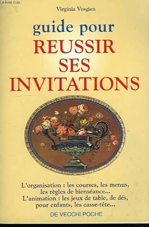 Seller image for GUIDE POUR REUSSIER SES INVITATIONS for sale by Le-Livre