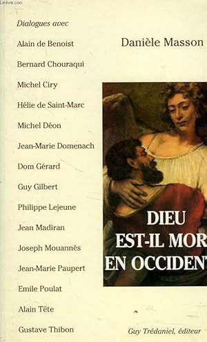 Seller image for DIEU EST-IL MORT EN OCCIDENT ? for sale by Le-Livre