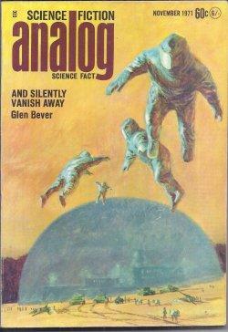 Bild des Verkufers fr ANALOG Science Fiction/ Science Fact: November, Nov. 1971 zum Verkauf von Books from the Crypt