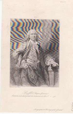 Seller image for Portrt. Fast Kniestck. Original-Stahlstich (anonym), Bildgre: 14,5 x 10,5 cm, um 1840. for sale by Antiquariat Michael Eschmann