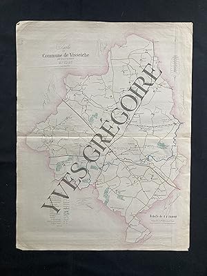 CARTE DE LA COMMUNE DE VISSEICHE (ARRONDISSEMENT DE VITRE-ILLE ET VILAINE)