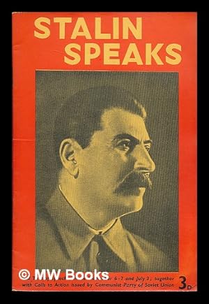 Seller image for Stalin Speaks for sale by MW Books Ltd.