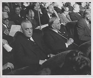 B&W Photo William Lyon Mackenzie King at the UN in San Fransico 1945