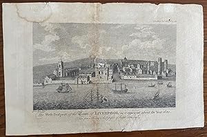 West Prospect of the Town of Liverpool as it Appeared About the Year 1680 engraving