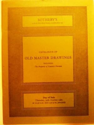 Old Master Drawings Sotheby's Auction catalogue 30th Oct. 1980