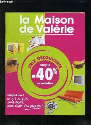 Image du vendeur pour CATALOGUE LA MAISON DE VALERIE. mis en vente par Le-Livre