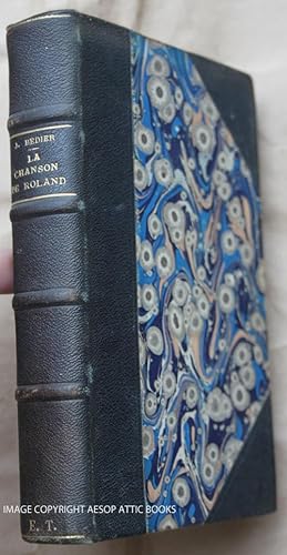 LA CHANSON DE ROLAND Publiee D'apres Le Manuscrit d'Oxford et Traduite Par Joseph Bedier