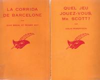 2 Livres : La Corrida De Barcelone . 1962 - Quel Jeu Jouez-vous , Mr. Scott ? 1962