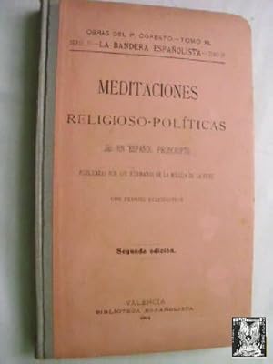 Seller image for MEDITACIONES RELIGIOSO-POLTICAS DE UN ESPAOL PROSCRIPTO for sale by Librera Maestro Gozalbo
