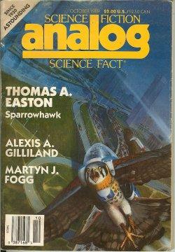 Image du vendeur pour ANALOG Science Fiction/ Science Fact: October, Oct. 1989 ("Sparrowhawk") mis en vente par Books from the Crypt