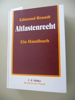 Bild des Verkufers fr Recht in der Praxis Altlastenrecht : ein Handbuch zum Verkauf von Gebrauchtbcherlogistik  H.J. Lauterbach