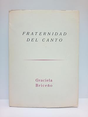 Seller image for Fraternidad del Canto. [Poesas] / Prlogo de Juana de Ibarbourou for sale by Librera Miguel Miranda