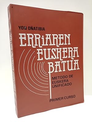 Seller image for Erriaren Euskera Batua irrati-bidez (1'go. ikastaroa, 10'gn. argitaldia = Mtodo de Euskera Unificado radiofnico (1 curso, 10 edicion) for sale by Librera Miguel Miranda
