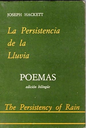 Seller image for PERSISTENCIA DE LA LLUVIA, LA - THE PERSISTENCY OF RAIN for sale by Libreria Bibliomania