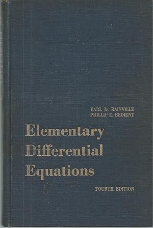 Imagen del vendedor de Elementary Differential Equations Fourth Edition a la venta por BYTOWN BOOKERY