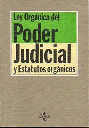 Seller image for LEY ORGNICA DEL PODER JUDICIAL Y ESTATUTOS ORGNICOS. 8 ed. for sale by angeles sancha libros