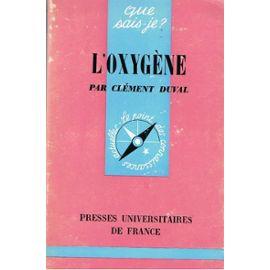 Seller image for L'OXYGENE for sale by secretdulivre